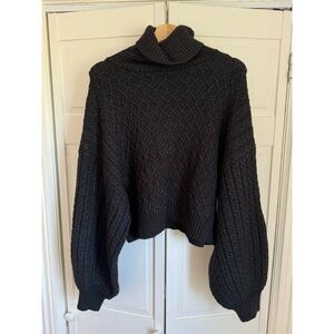 Zara cropped turtleneck